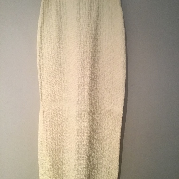 Off White Suit with Maxi Skirt, size 2 - Picture 2 of 3